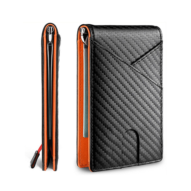 Luxury Bags Photos - Portafoglio RFID da uomo in fibra