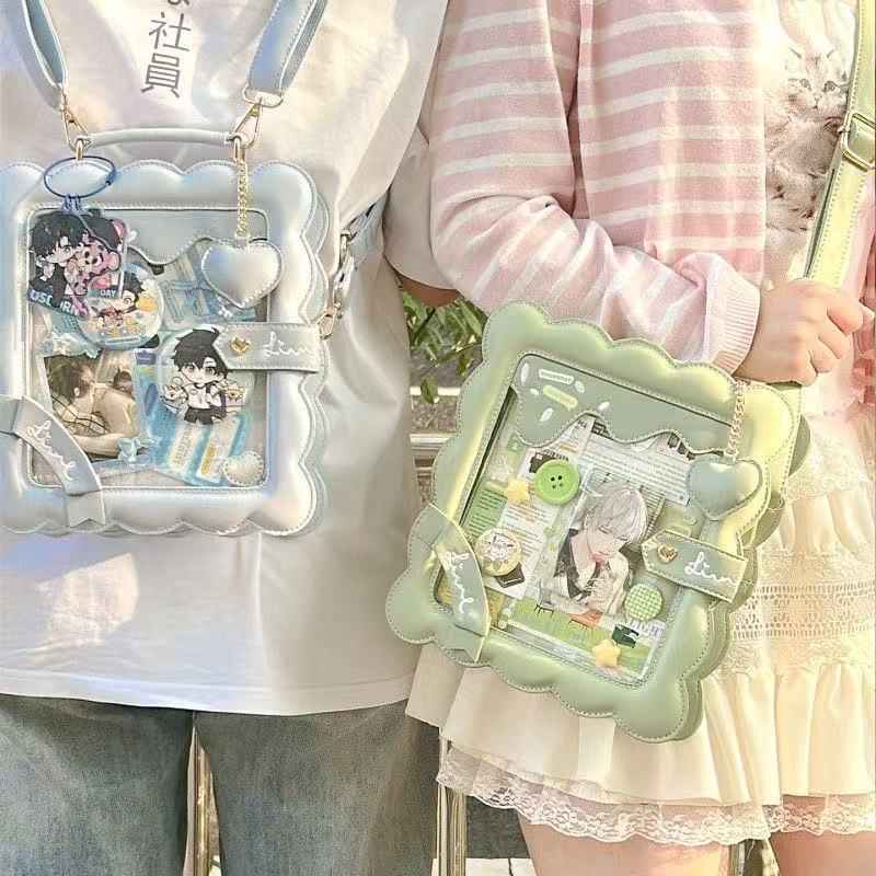Luxury Y2K Bags - Zaini Trasparenti alla Moda Kawaii, Borse