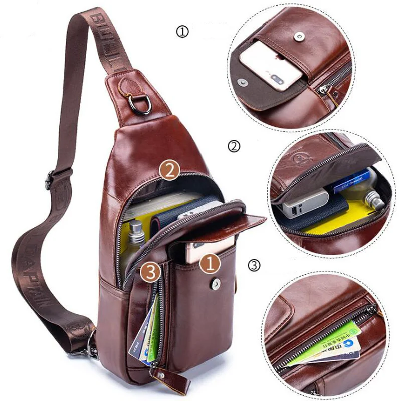 Borsa da petto in vera pelle 1 - Luxury Bags Sling recensione e prezzo