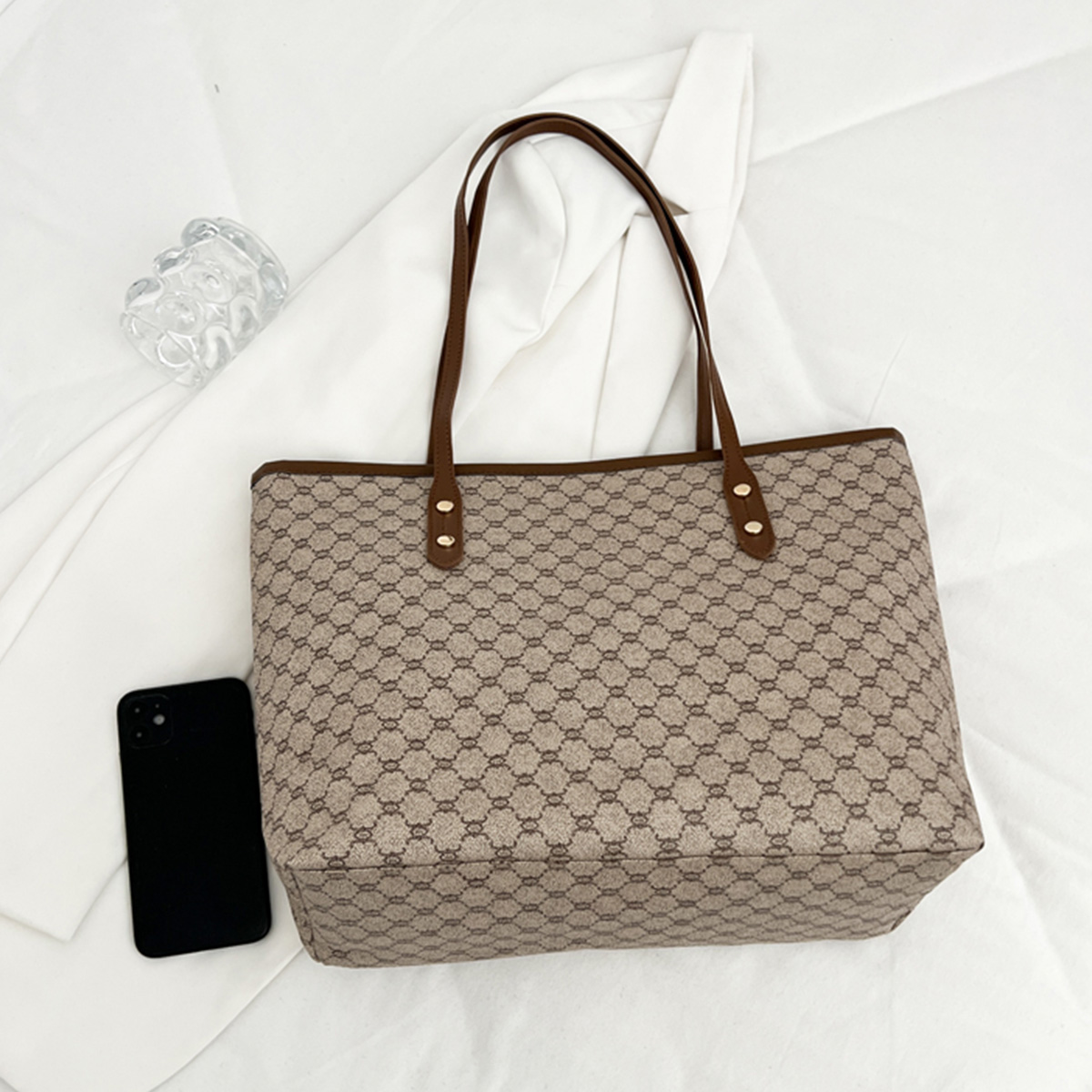 Borsa a Spalla Vintage di Luss - Tote Bag Leather Monogram recensione e prezzo