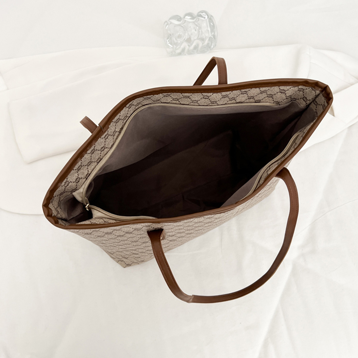 Borsa a Spalla Vintage di Luss - Tote Bag Leather Monogram recensione e prezzo