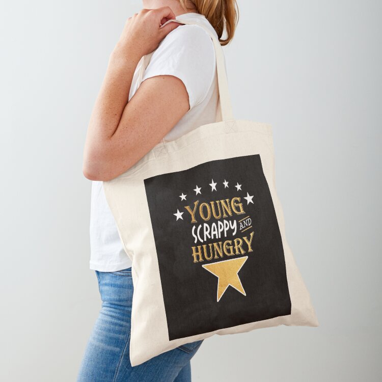 Borsa tote con la scritta 