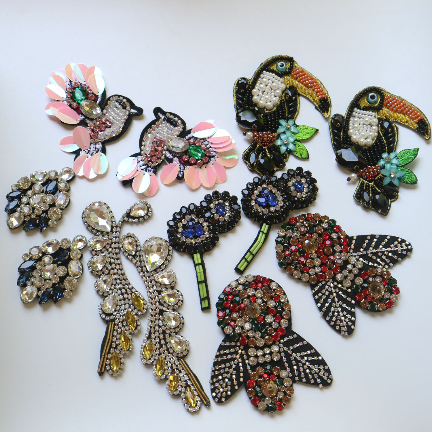 2 pz/lotto Toppe di Strass di  - Luxury Bags Photos recensione e prezzo